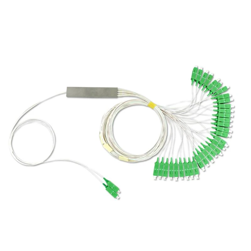 Steel Single Mode Fiber PLC Splitter