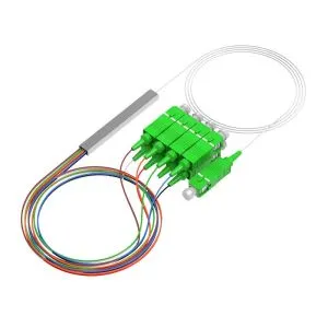 PLC rozdeľovač, oceľová rúrka, typ 1 x 8