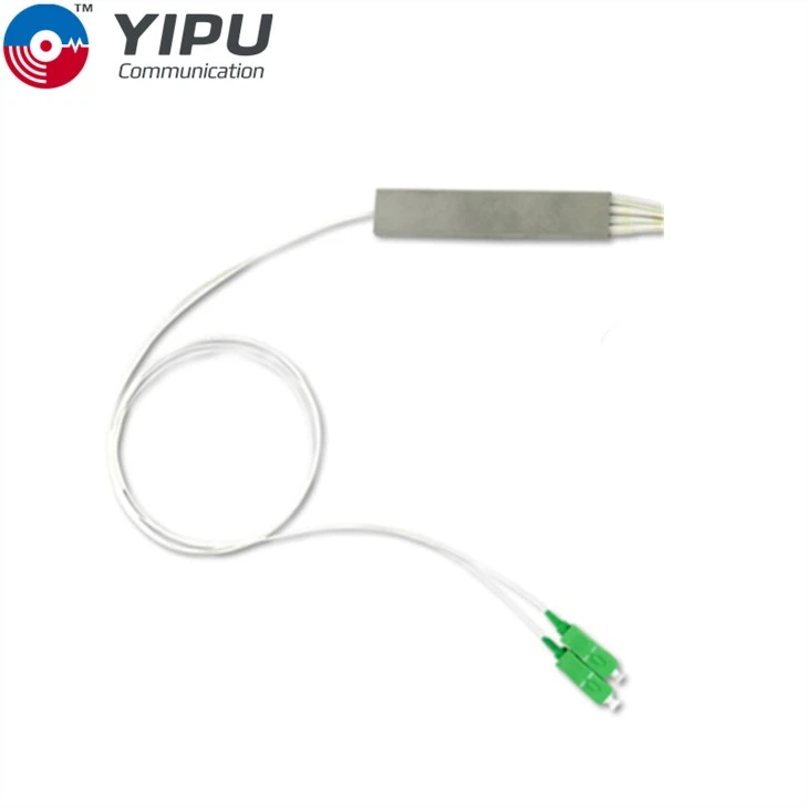 Steel Single Mode Fiber PLC Splitter