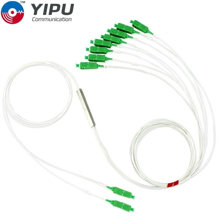 Steel Single Mode Fiber PLC Splitter