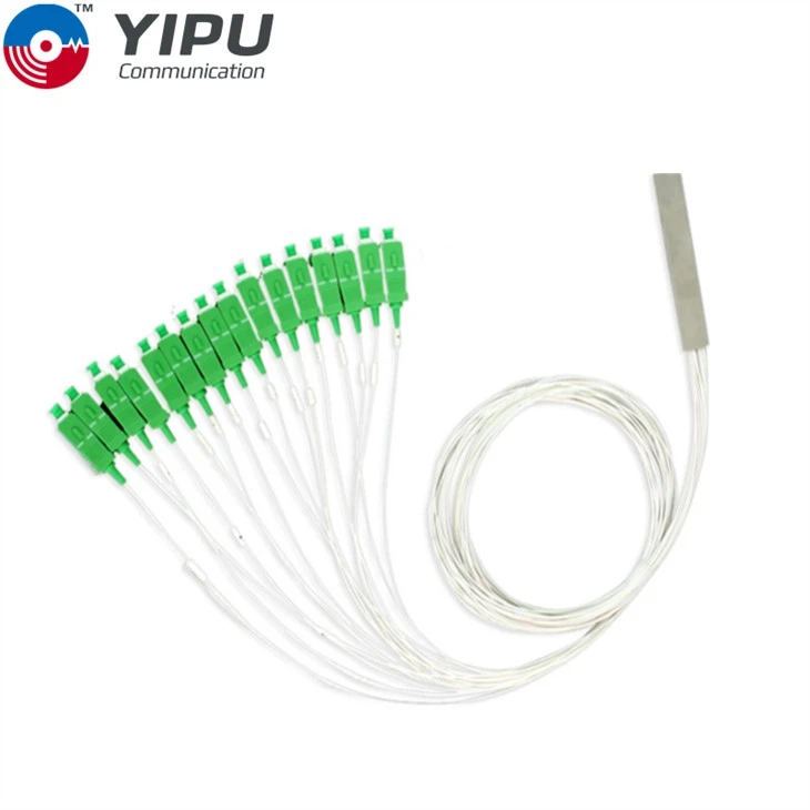 Steel Single Mode Fiber PLC Splitter