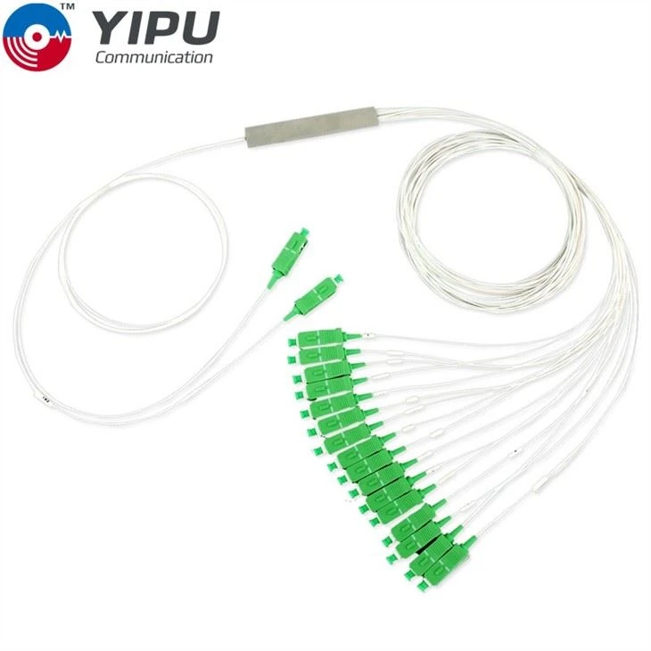 Steel Single Mode Fiber PLC Splitter